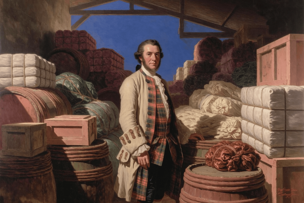 Imagined likeness of a member of the Mackinnon family, plate one — Mackinnon's Estate enslaver lineage, archive by Emma-Jane MacKinnon-Lee